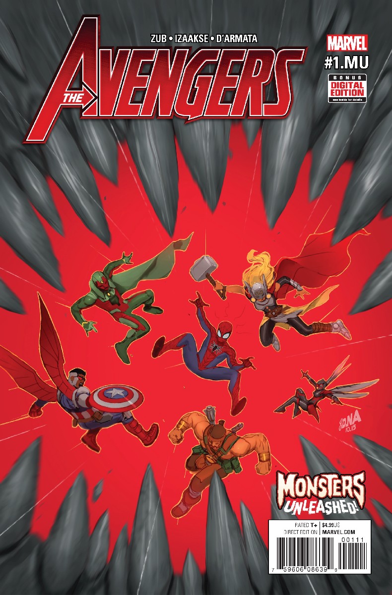 Avengers #1.MU, copertina di David Nakayama