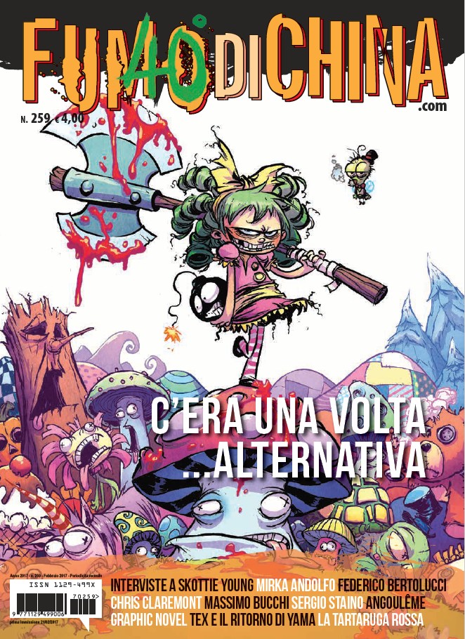 Fumo di China 259, copertina di Skottie Young