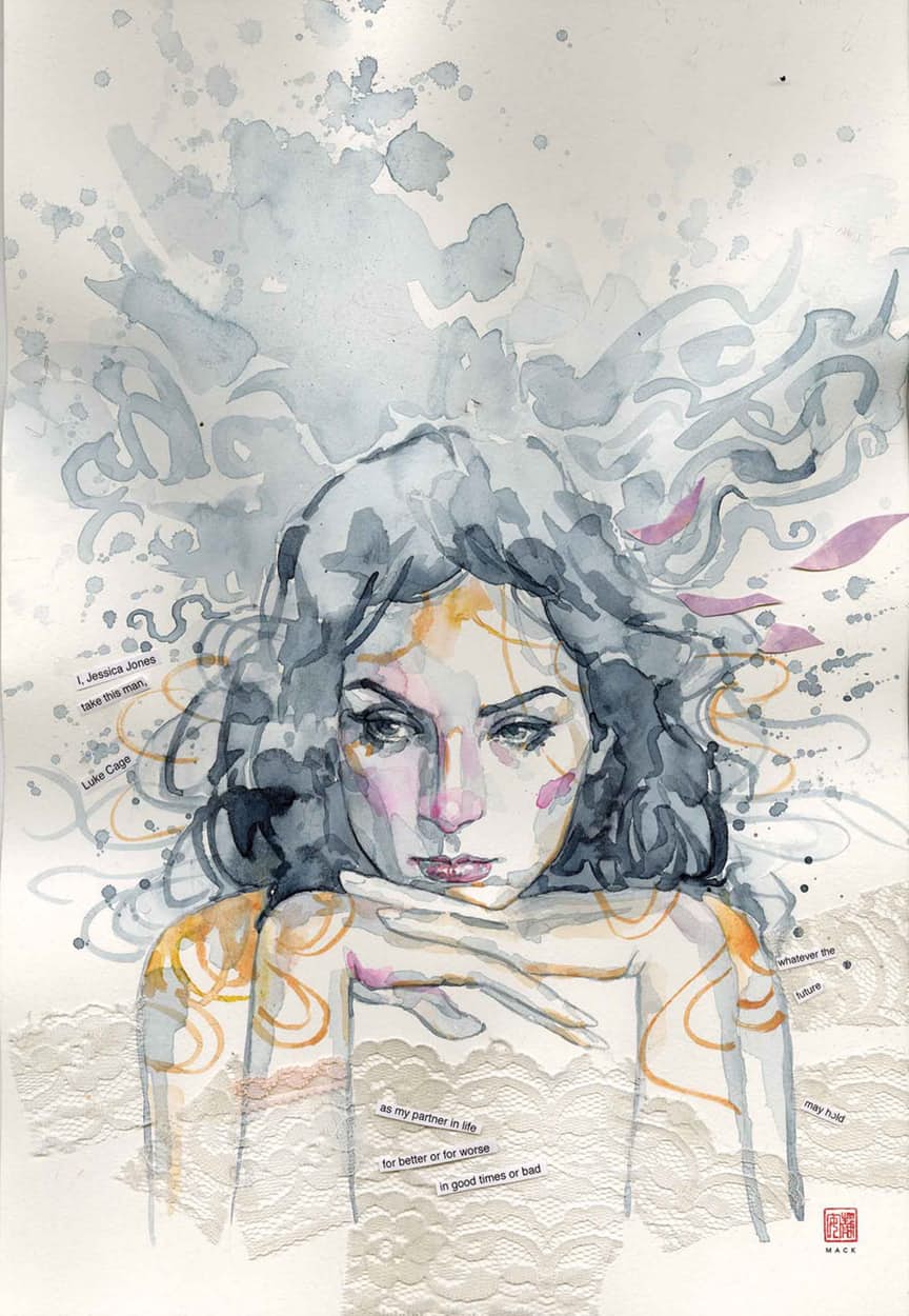 Jessica Jones #5, copertina David Mack