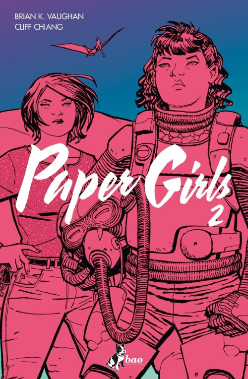 Paper Girls vol. 2, copertina di Cliff Chiang