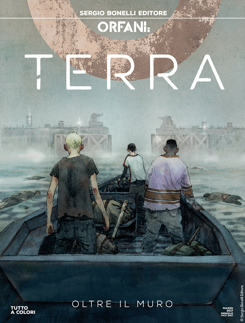 Orfani - Terra 3: Oltre il muro, copertina di Gipi