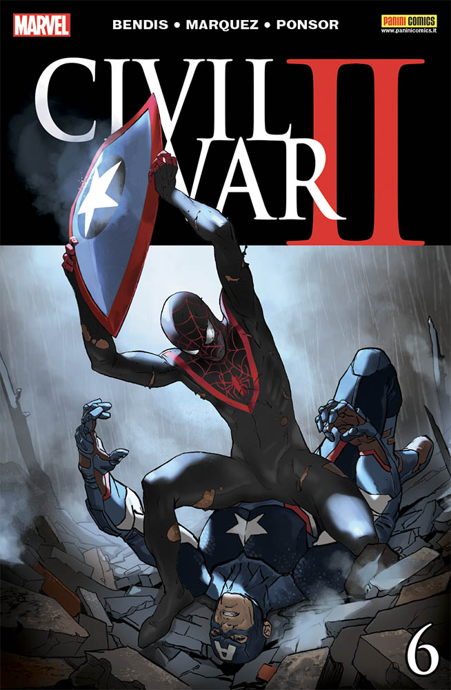 Civil War II 6, copertina di Marko Djurdjevic