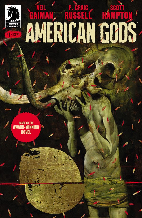 American Gods: Shadows #1, variant cover di Dave McKean