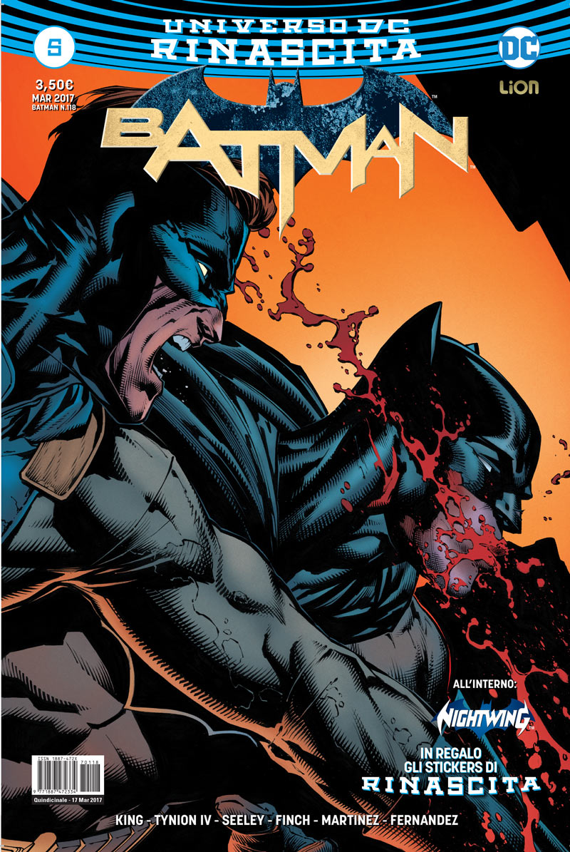 Batman 5, copertina di David Finch