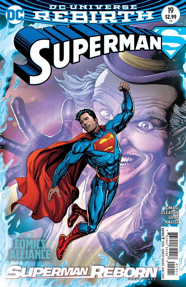 Superman #19, cover di Gary Fran