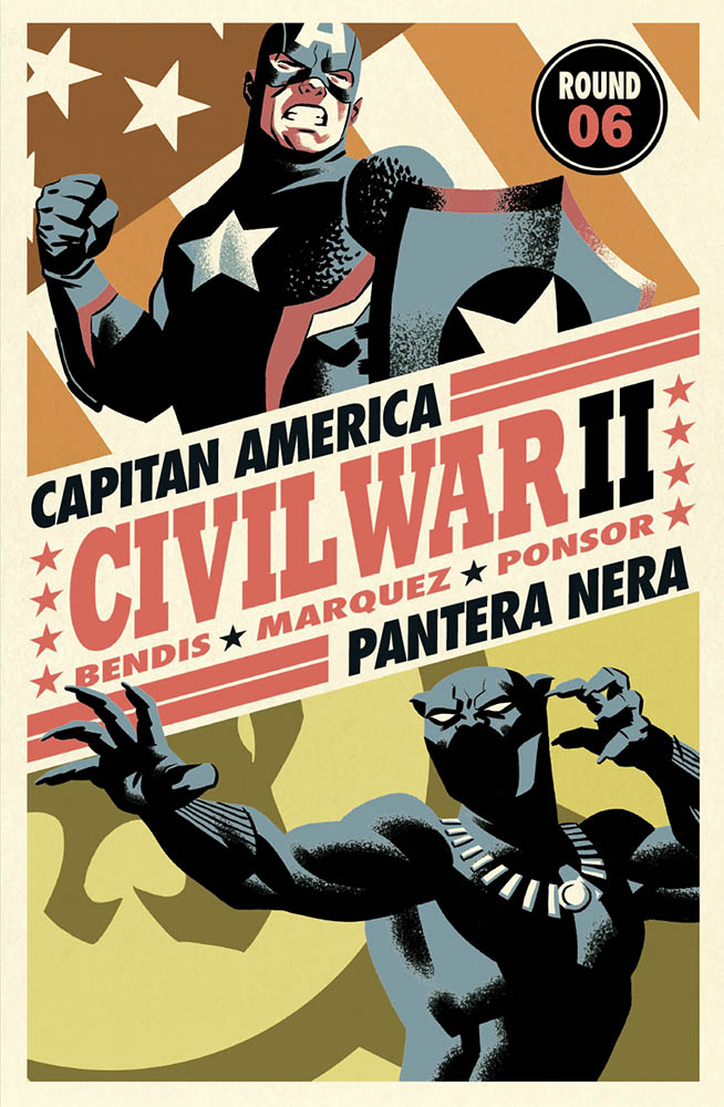 Civil War II 6, copertina variant di Michael Cho