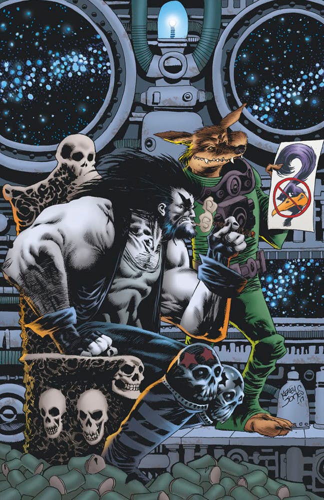 Lobo/Road Runner Special #1, copertina di Kelley Jones