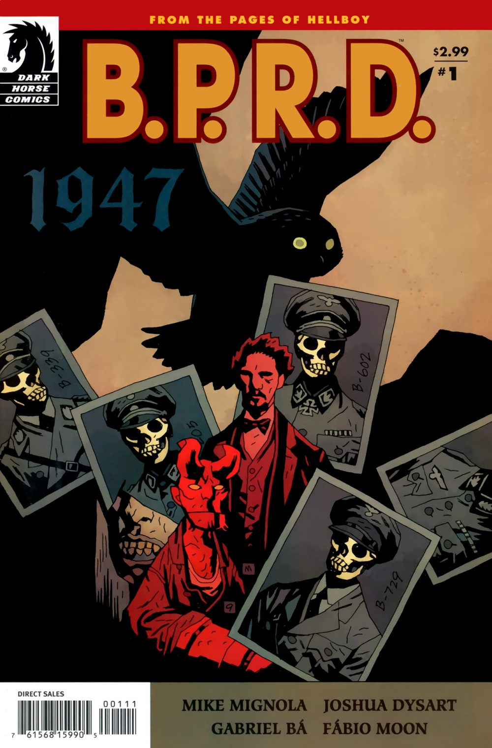 B.P.R.D.: 1947 #1, copertina di Mike Mignola