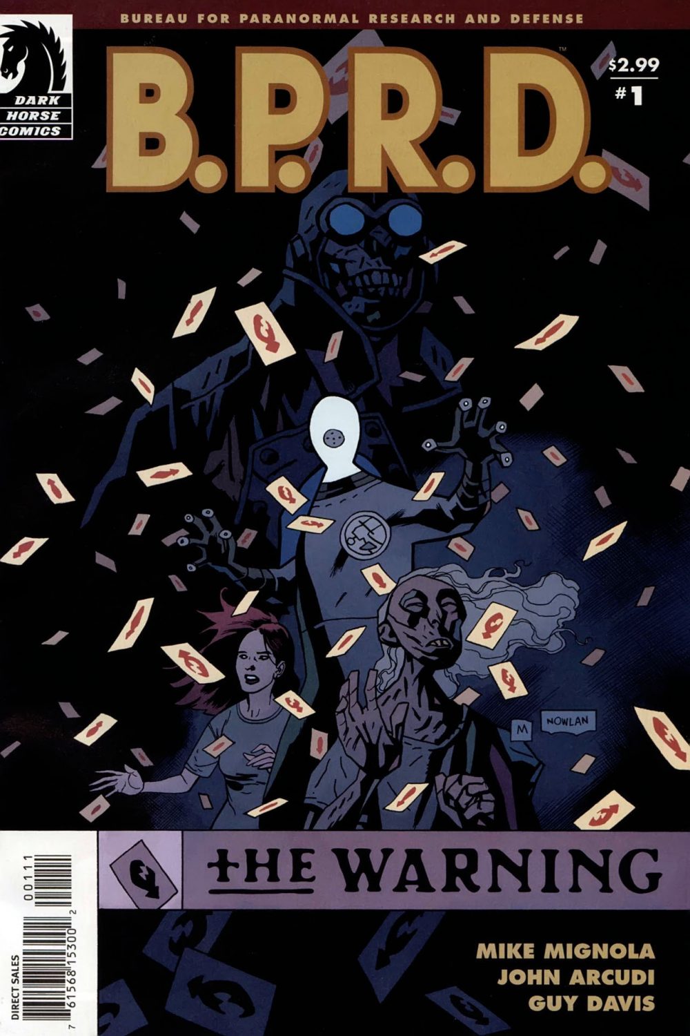 B.P.R.D.: The Warning #1, copertina di Mike Mignola