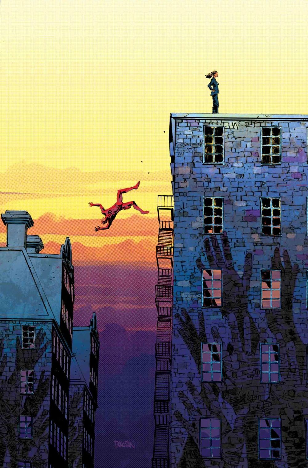 Daredevil #19, copertina di Dan Panosian