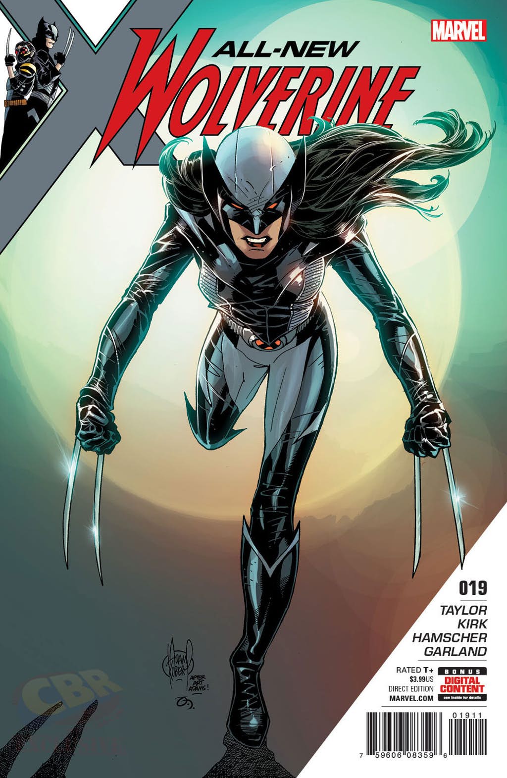 All-New Wolverine #19, copertina di Adam Kubert