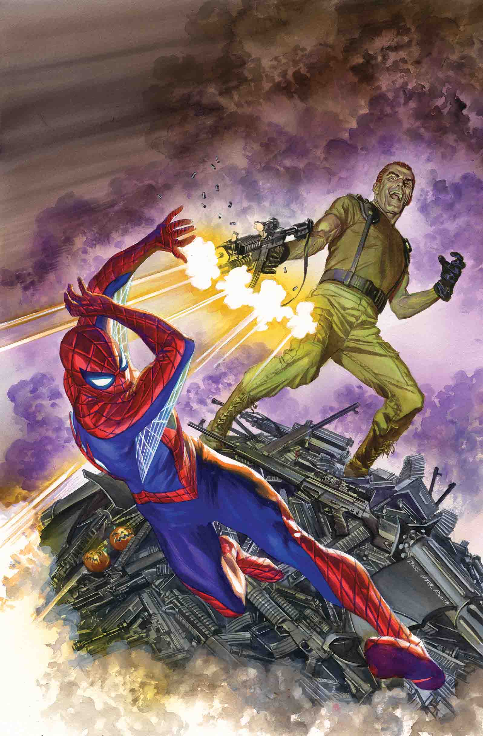 Amazing Spider-Man #25, copertina di Alex Ross