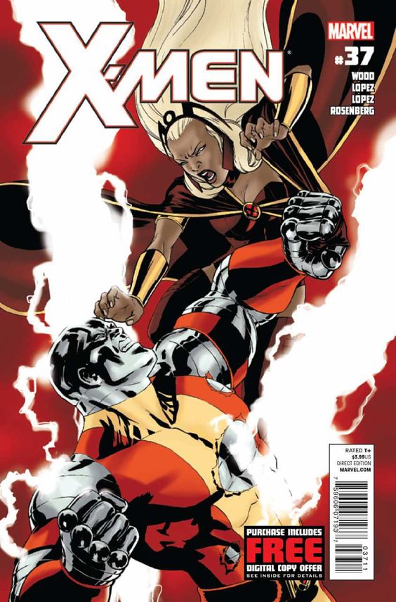 X-Men #37, copertina di David Lopez