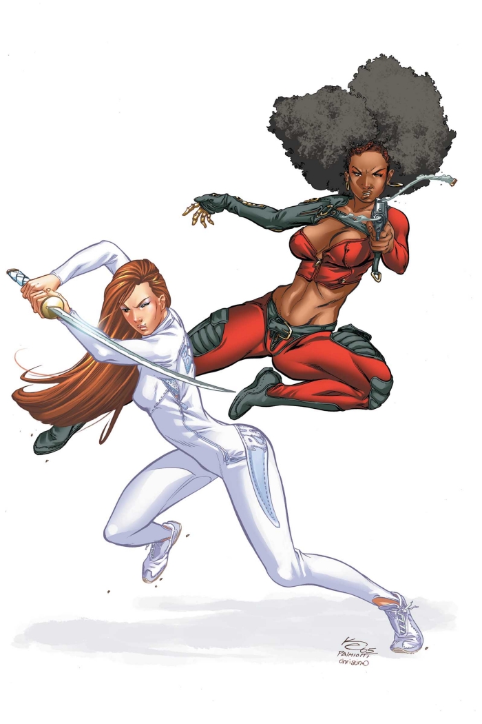 Daughters of the Dragon #6, copertina di Khari Evans