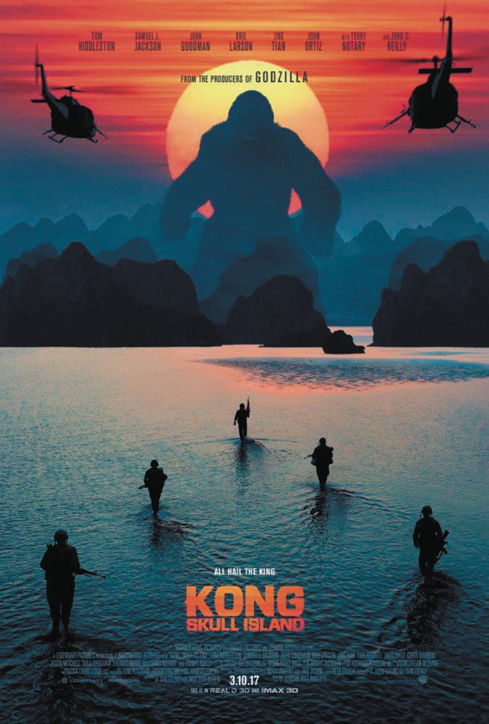 Kong: Skull Island, la locandina