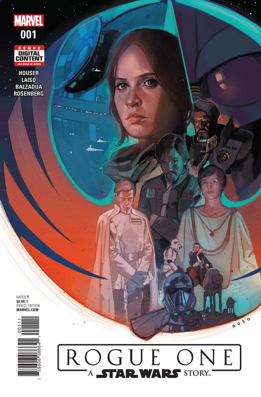 Rogue One #1, copertina di Phil Noto