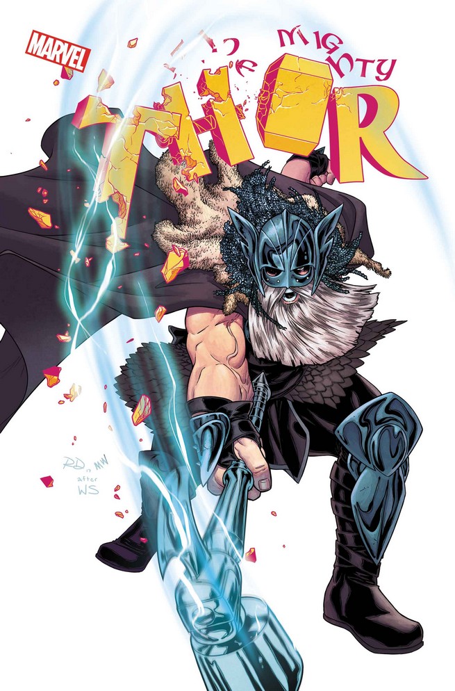 Mighty Thor #20, copertina di Russell Dauterman