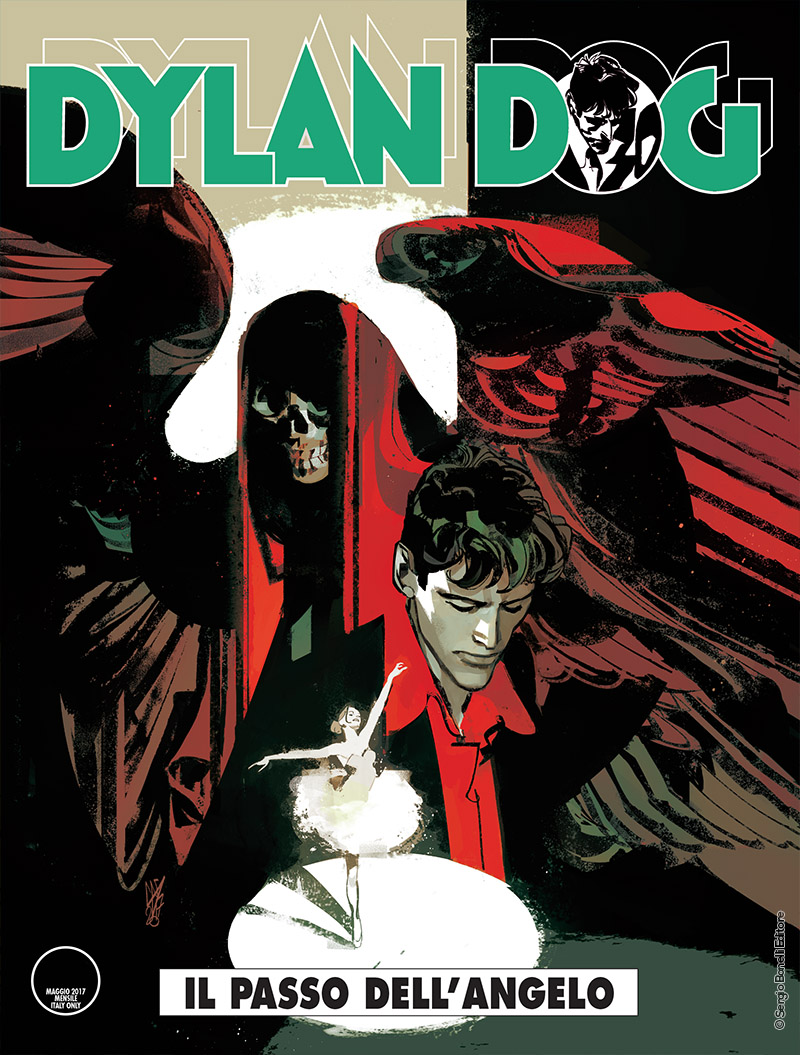 Dylan Dog 368: Il passo dell'angelo, copertina di Gigi Cavenago