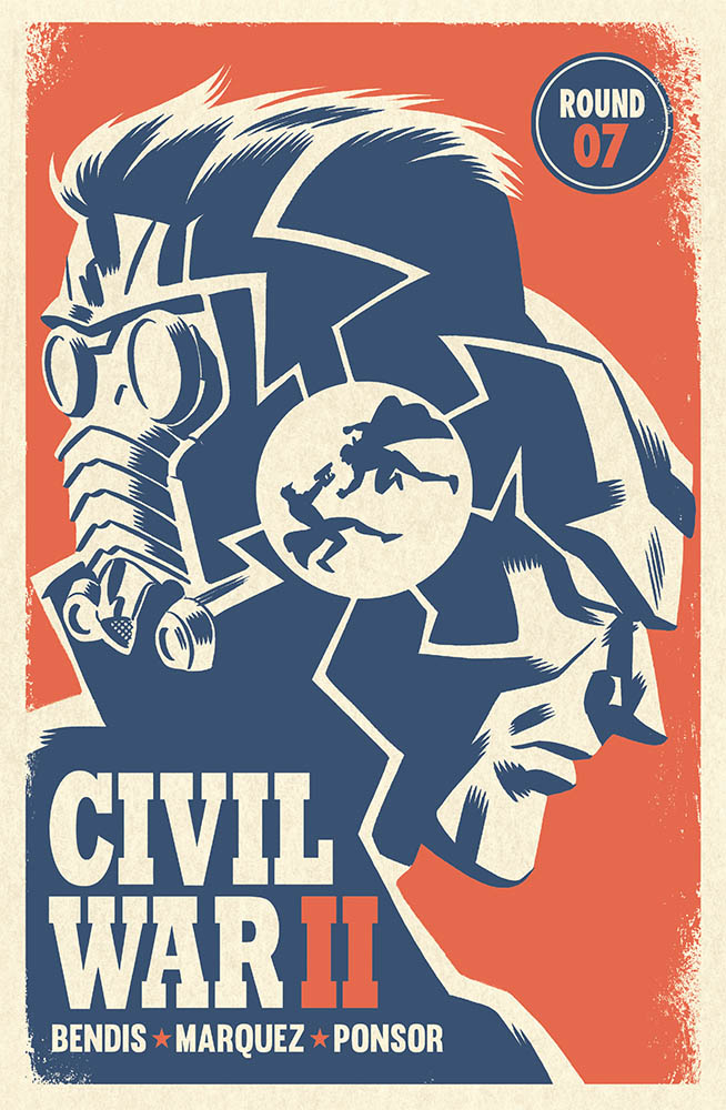 Civil War II 7, copertina variant di Michael Cho