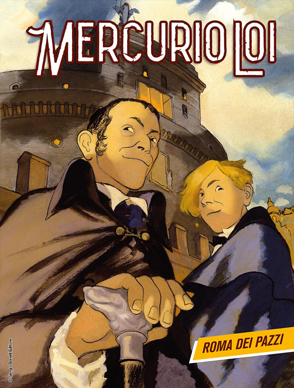 Mercurio Loi 1: Roma dei pazzi, copertina di Manuele Fior