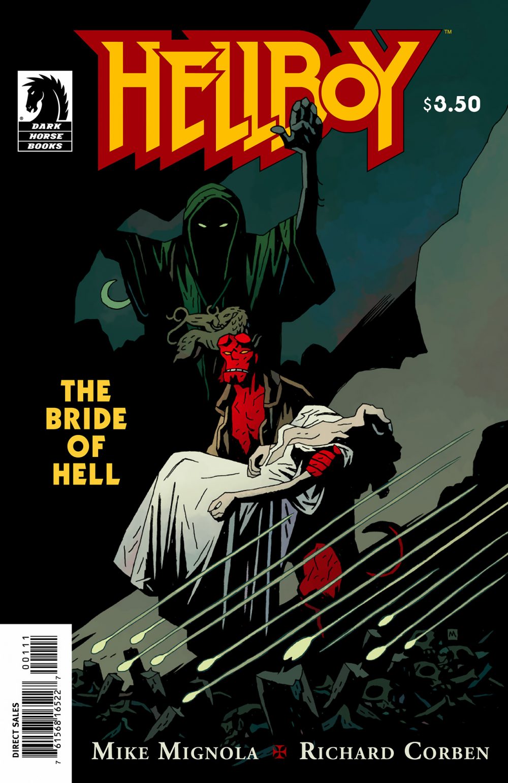 Hellboy: The Bride of Hell, copertina di Mike Mignola