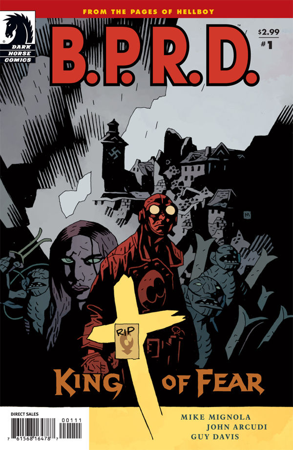 B.P.R.D.: King of Fear #1, copertina di Mike Mignola