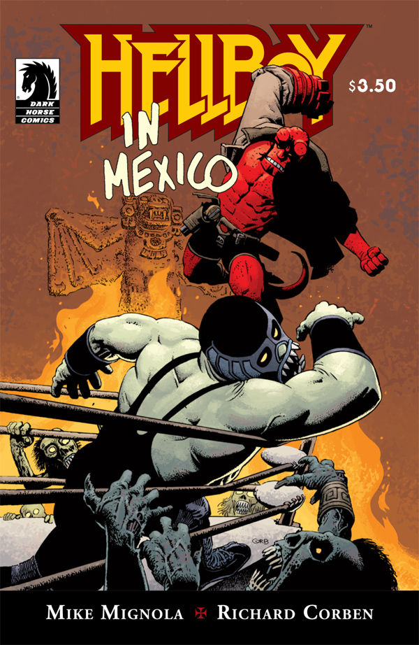 Hellboy in Mexico, copertina di Richard Corben