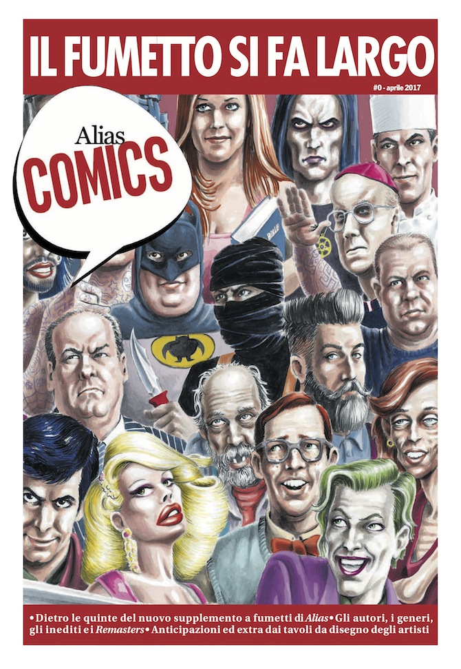 Alias Comics #0, copertina di Stefano Zattera