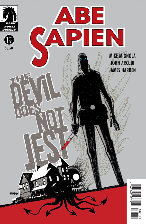 Abe Sapien: The Devil Does Not Jest #1, copertina di Dave Johnson