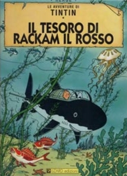 Il tesoro di Rackham il rosso, copertina di Hergé