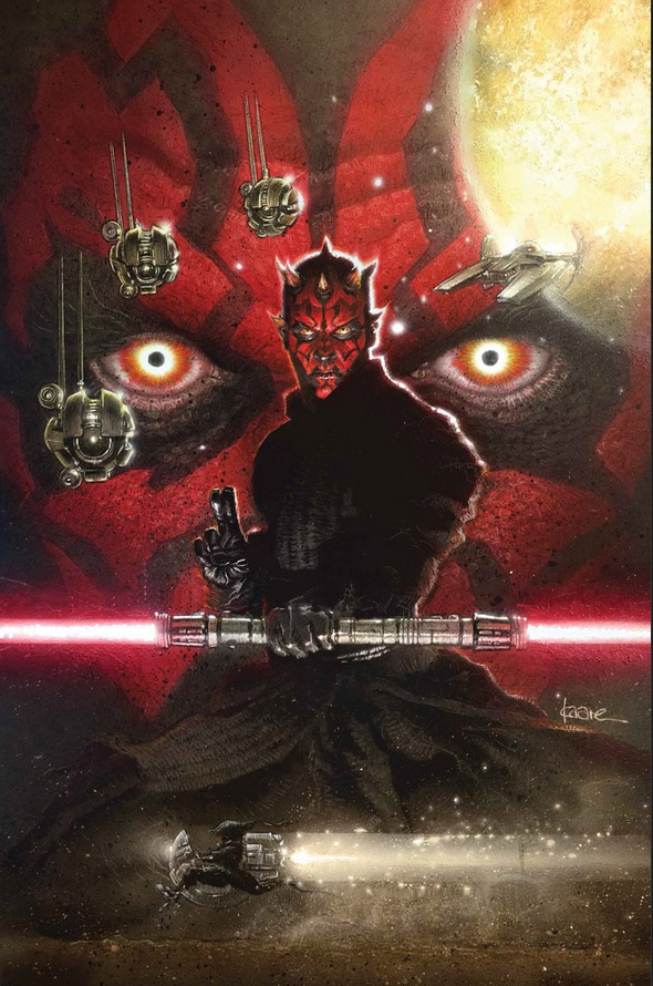 Darth Maul #5, copertina di Kaare Andrews