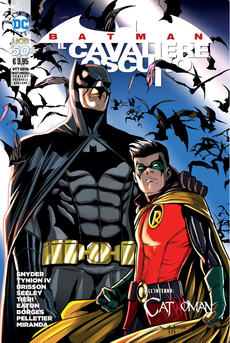 Batman: Il Cavaliere Oscuro 50, copertina variant di Pasquale Qualano