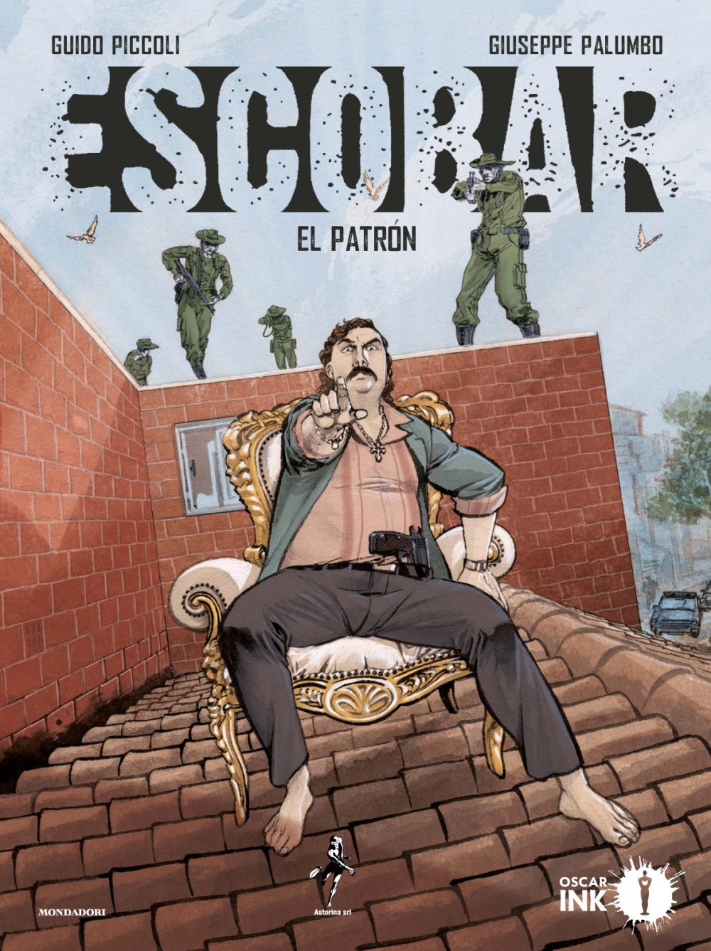 Escobar - El Patrón, copertina di Giuseppe Palumbo