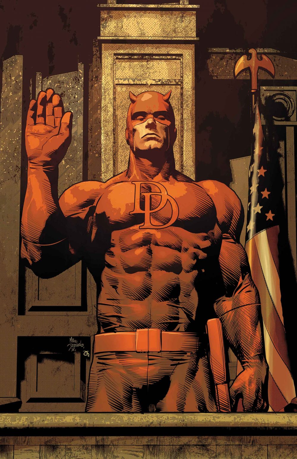 Daredevil #22, copertina di Mike Deodato Jr.