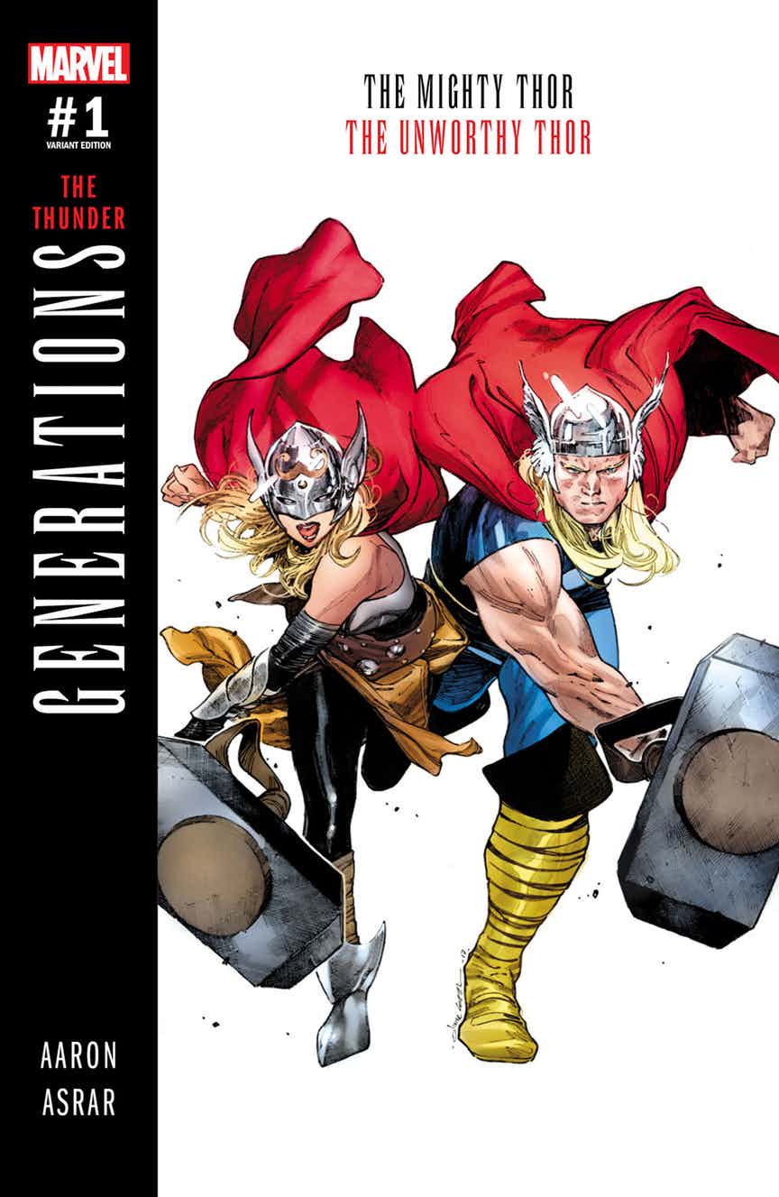 Generations: The Thunder, variant cover di Olivier Coipel