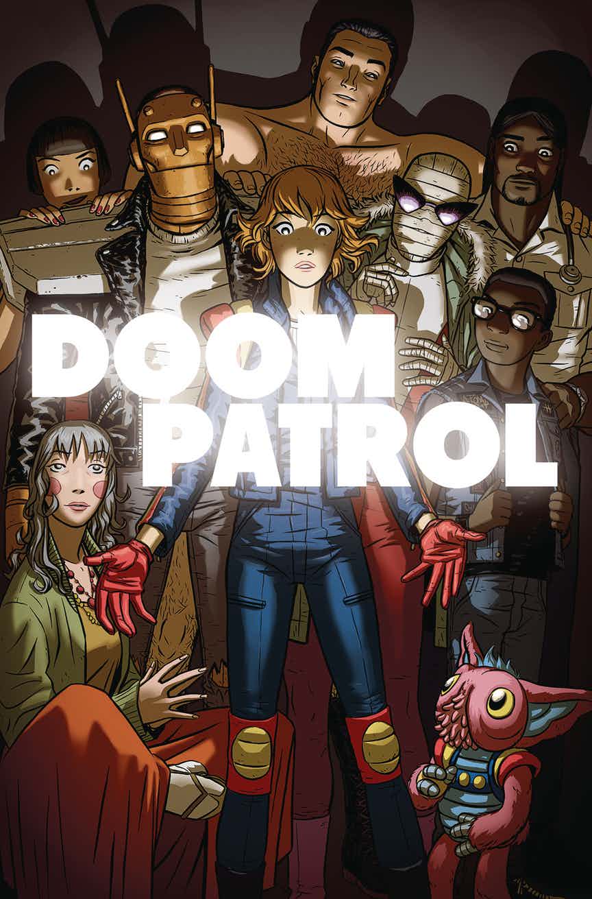 Doom Patrol #6, copertina di Nick Derington