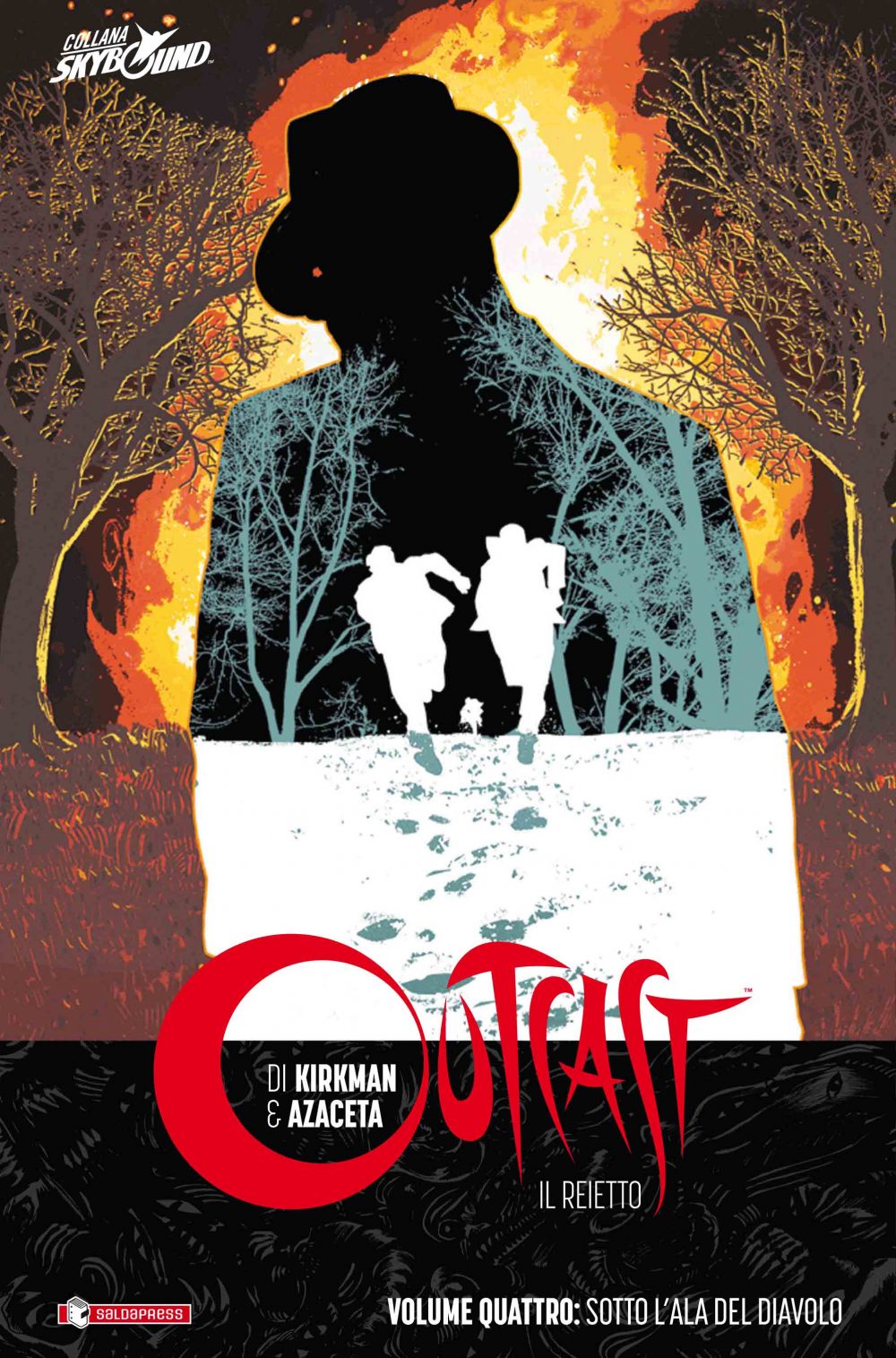 Outcast vol. 4: Sotto l'ala del Diavolo, copertina di Paul Azaceta (brossurato)