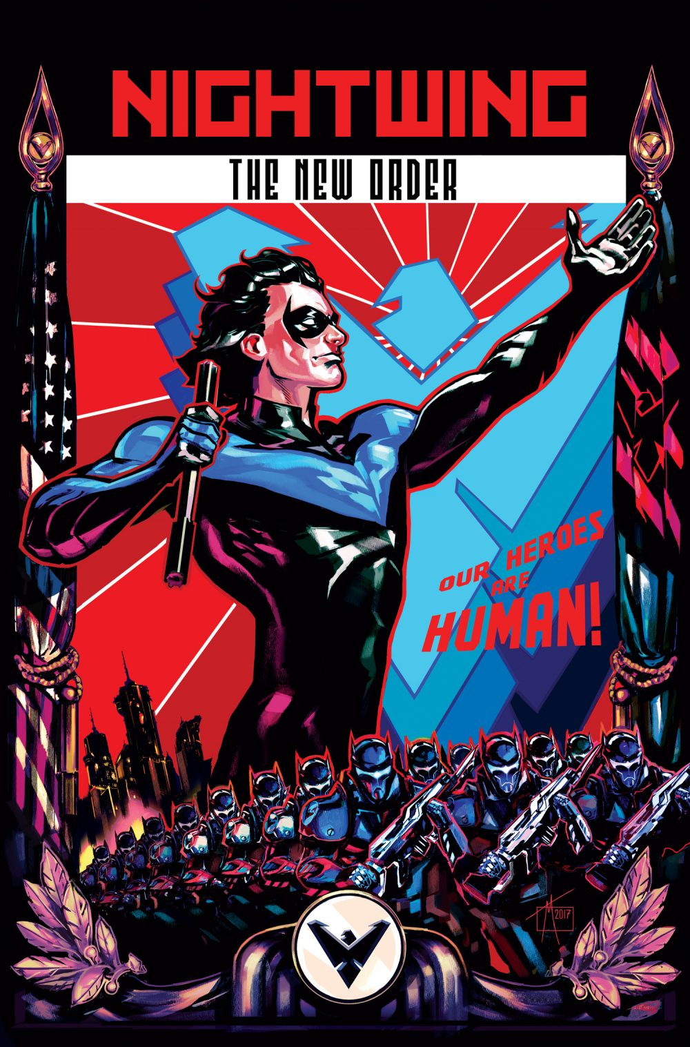 Nightwing: The New Order #1, copertina di Trevor McCarthy