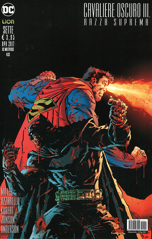 Cavaliere Oscuro III - Razza Suprema 7, copertina di Andy Kubert