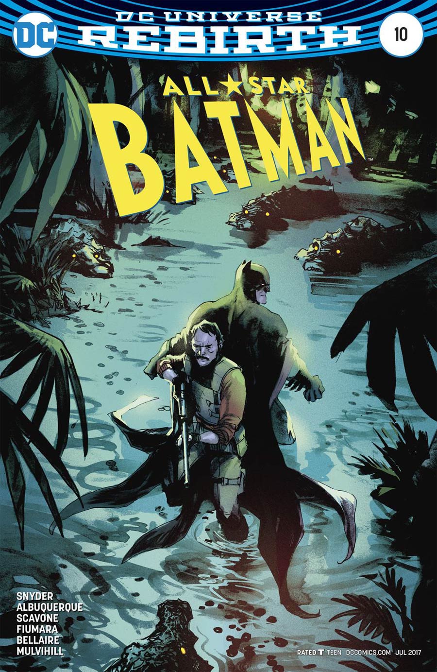 All-Star Batman #10, copertina di Rafael Albuquerque