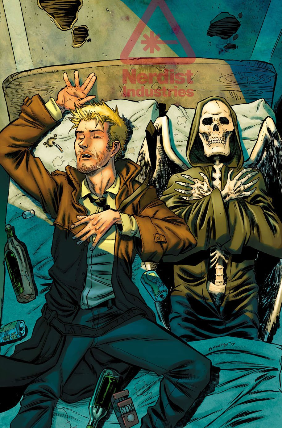 The Hellblazer #13, copertina di Tim Seeley