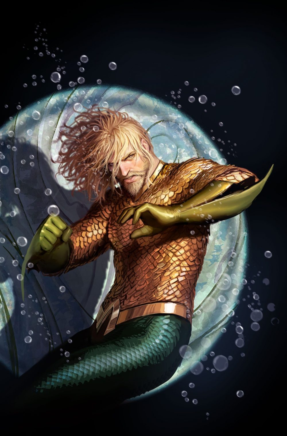 Aquaman #25, copertina di Stjepan Sejic