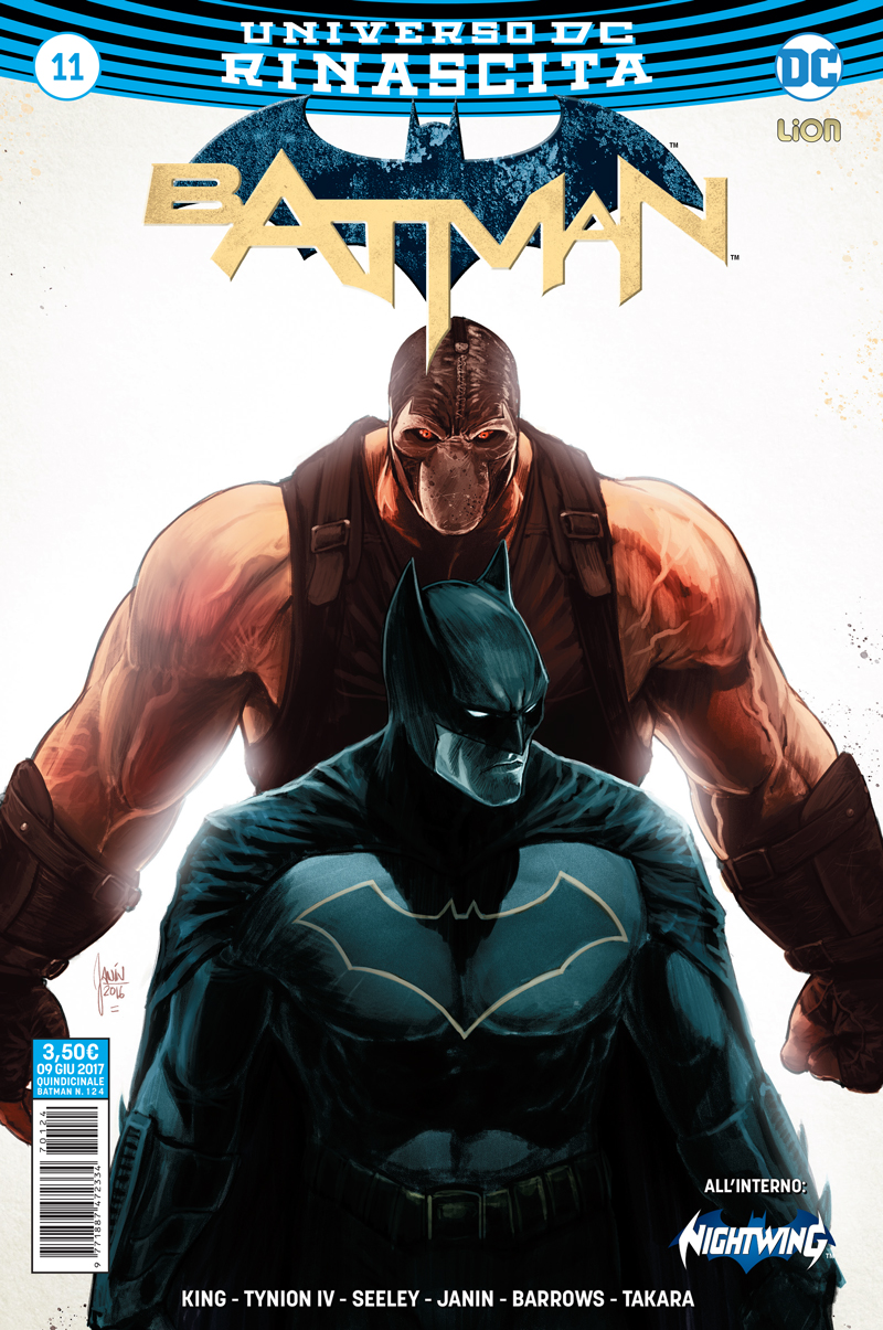 Batman 11, copertina di Mikel Janin