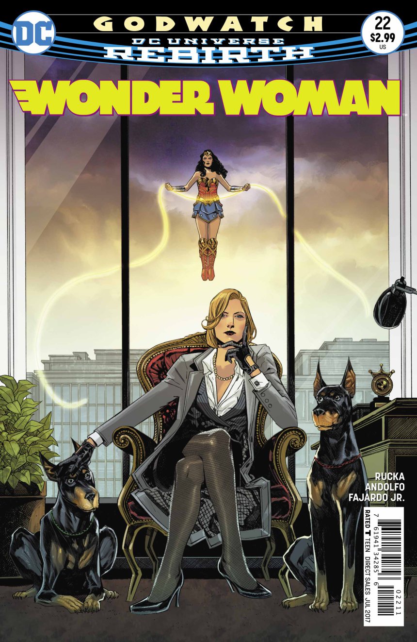 Wonder Woman #22, copertina di Bilquis Evely