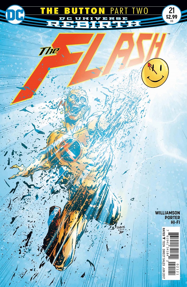 The Flash #21, copertina di Jason Fabok