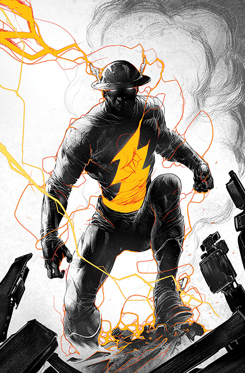 The Flash #22, variant cover di Howard Porter