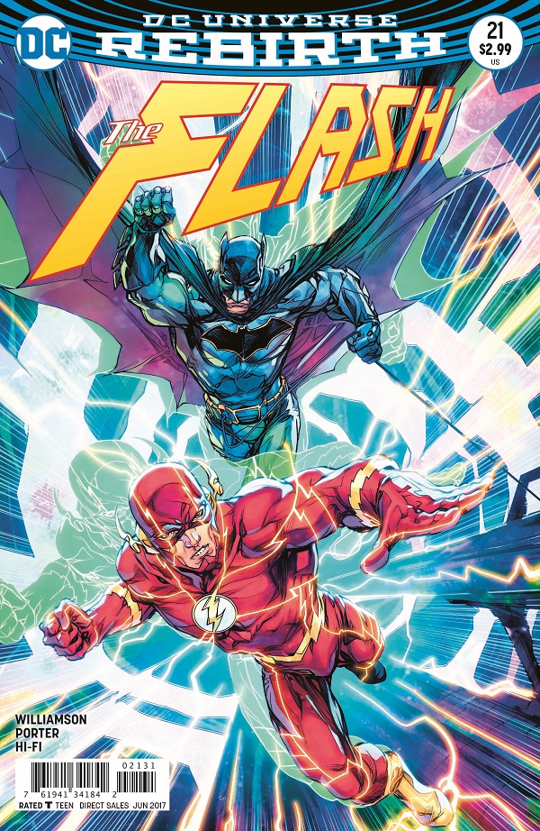 The Flash #21, variant cover di Howard Porter