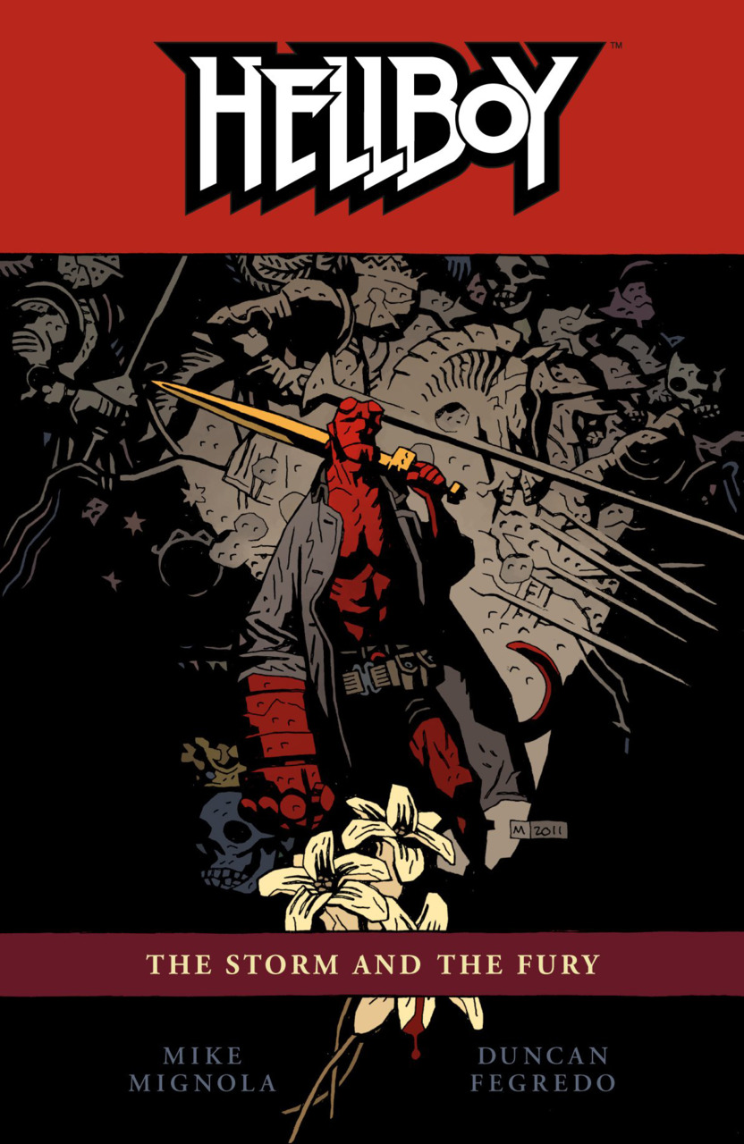 Hellboy: The Storm and The Fury, copertina di Mike Mignola