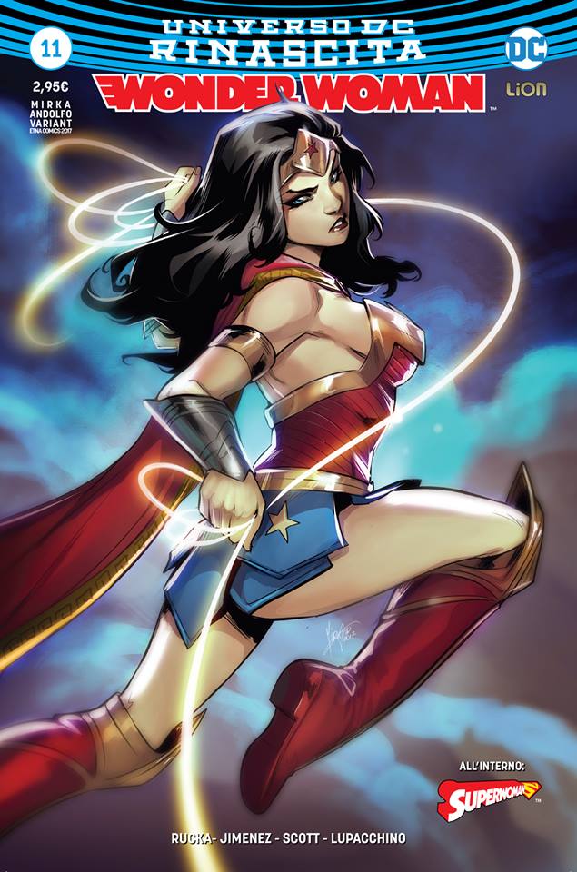 Wonder Woman 11, copertina variant di Mirka Andolfo