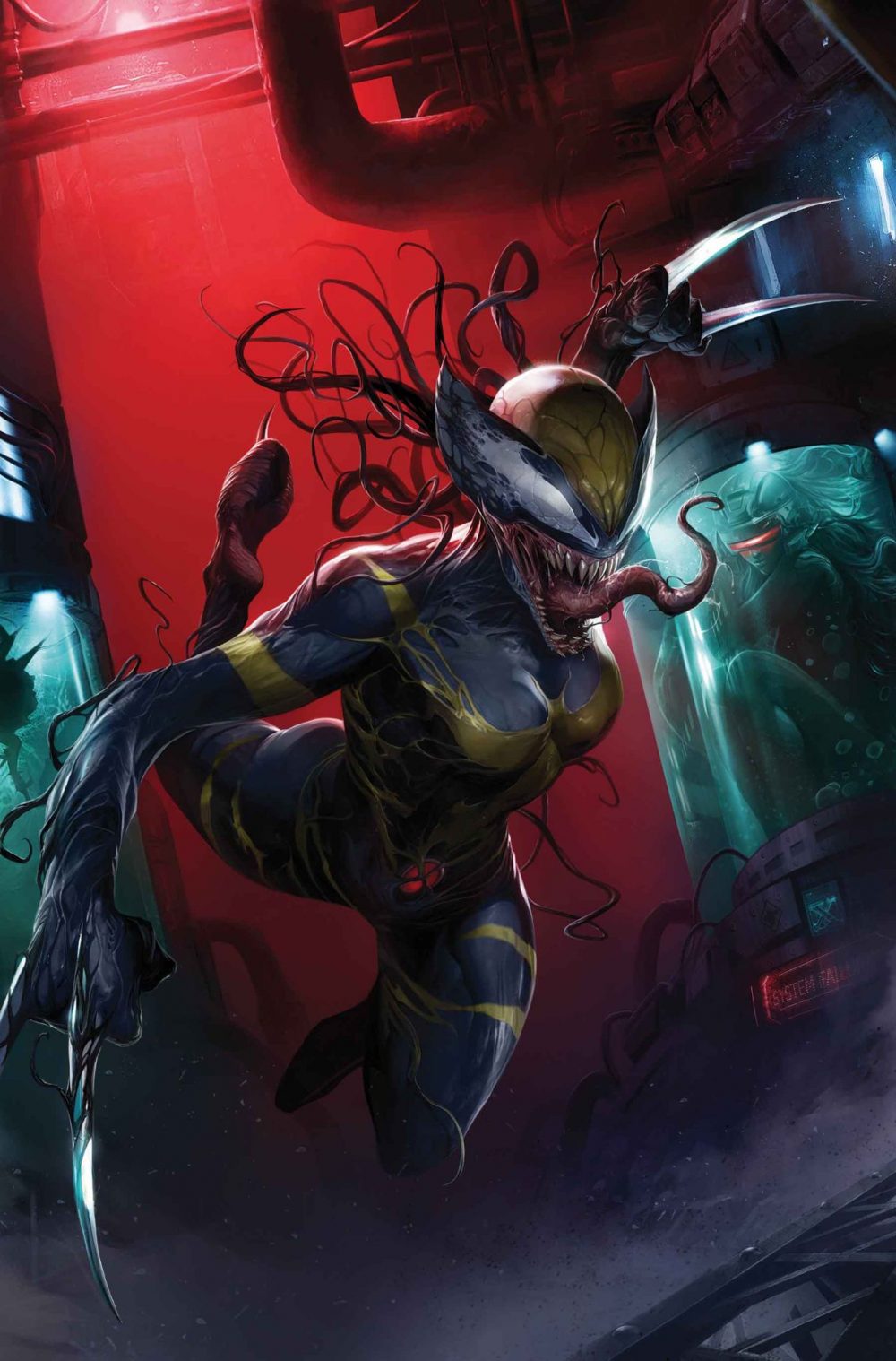 Edge of Venomverse #1, copertina di Francesco Mattina